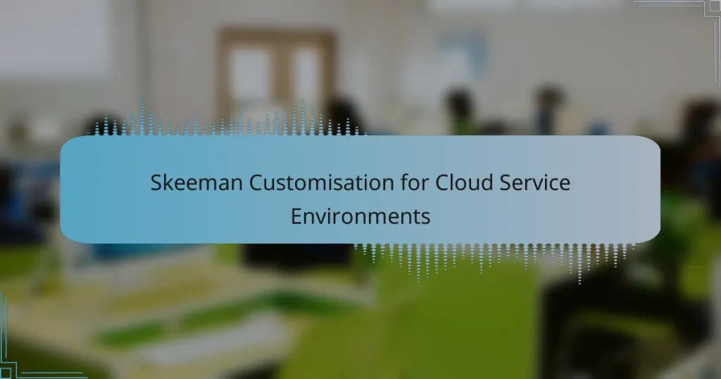 Skeeman Customisation for Cloud Service Environments