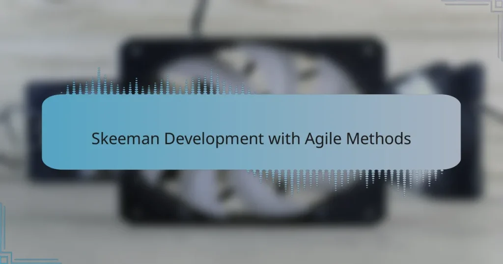 Skeeman Development with Agile Methods